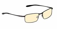 Computer Glasses with Sheer Glare Peach Double Sided Anti Reflective Lenses - Phenom Metal Frame - 52-18-140