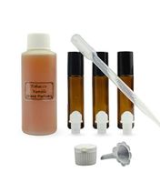 Grand Parfums Perfume Oil Set-T Ford Tobacco Vanille Type, Our Interpretation, Highest Quality Uncut Perfume Body Oil Set With Roller Bottles and Tools to Fill the Bottles