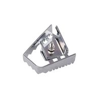 Frames & Fittings wupp 1 PC Pedal Extender Silver Rear Brake Lever Pedal Extended Rear Brake Support Pad Extender for BMW F800GS / F700GS#Y50 - (US, Color: Silver)