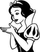 Snow White Decal Macbook Decal Vinal Sticker