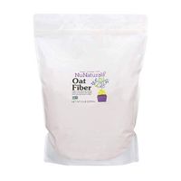 NuNaturals All Natural Oat Fiber, Non-GMO Certified, 755 Servings (5 lbs)