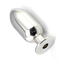 Constraint Stimulating Flirting Prop, Comfortable Sleek Toy for Happy Flirting, Stainless Steel an@ll Plug Pressure-Resistant Device HAIWEHAO