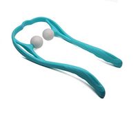 M1212 Shiatsu Neck Massager for Neck and Shoulder with Deep Tissue Trigger Point Manual Self Muscle Massage for Muscle Pain Relief (Simulates Massage Therapist Hands) (Strong Neck Massager)