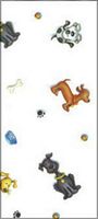 100ct Puppy Paw"Dog Days" 4x2x9" Medium Cello Cellophane Treat Food Goodie Snack Bags