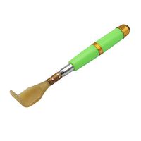 SinLoon Back Scratcher Extendable 2 in 1 Magnetic Therapy Roller Ball Resin Tooth Backslap Hand Massager(Magnetic Ball Green)