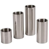 Leyeet Guitar Slider,4Pcs Stainless Steel Smooth Edge Finger Slide 28 51 60 70mm for Electric Acoustic Guitar Bass