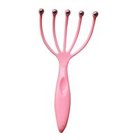 Scalp Massager Tool Portable Handheld Five Fingers Claw Steel Ball Relaxation Head Massager for Home Office Travel