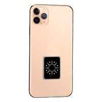 Radiation Protection Shield Sticker, EMF/EMR Blocker for Cell Phone/Laptop – All Electronic Devices - Remove Electronic Technologies Radiation, Black