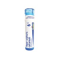 Hepar Sulphuris Calcareum 6C Homeopathic Medicine for Painful Hoarse Dry Cough (80 Pellets)