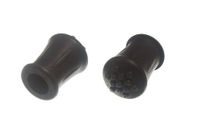 10 Of Walking Stick Crutch Frame Ferrule Black Rubberised 1/2 Inch 13Mm Id by DIRECT HARDWARE by DIRECT HARDWARE
