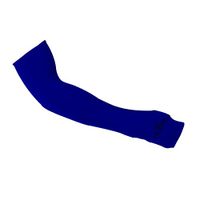 Kseey Anti-UV Ice silk Arm Sleeve with Hand Cover with Thumb Holes Cover Cycling Sun Protective Sleeves-1 Pair blue
