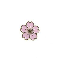 Cherry Blossoms Flower Brooch Enamel Pins Jacket Bag Pin Badge Jewelry Gift LE Popular Novelty Creation Aesthetic Woman Jewerly Design Womans | color - pink