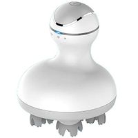HAJZF Scalp Massager, Deep Kneading Massage Full Body Electric Head Massager with 4 Head Deep Tissue Kneader to Stimulate Hair Growth