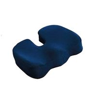 Deluxe Comfort Bottom Reformulator Orthopedic Grade Foam Hip Pain Relief-Tailbone Support Seat Cushion, Blue, Full