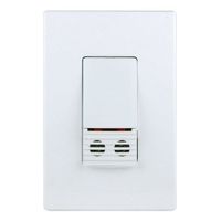Cooper Controls OSW-U-0721-SP-W Greengate 10-30 VDC Low Voltage Ultrasonic Wall Switch Sensor, White Finish
