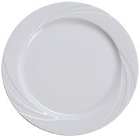 Yanco MM-6 Miami 6.25" Bread Plate, Porcelain, Bone White, Pack of 36