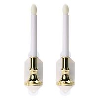 Xisheep Easter Day Home Décor ， Led Light LED Solar Light Warm Light Waterproof Garden Decor Wall Power Lamp Decor 2PC LED Light - White