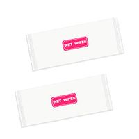 joyce555 Personal Wipes - 10 Wet Wipes - Adult Disposable Washcloth Large - 5.51 x 2.16 inches (1 Packs of 10) White