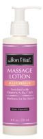 Bon Vital' Deep Tissue Massage Lotion for Deep Tissue Massages and Muscle Relaxation, Moisturizer Leaves No Greasy Feeling, Penetrates Deeply to Repair and Soften Skin During Massage, 8 Oz Pump