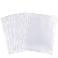 Bocotous Cellophane Bags Candy Clear Treat Bags 5 x 7 Inch 240 Pieces with Twist Ties 7 Colors 240 Pieces