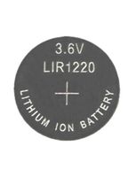 Hillflower 2 Piece LIR1220 1220 CR1220 LM1220 BR1220 Rechargeable Bulk 3.6V Long Duration Lithium Battery