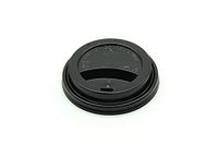 [1000 COUNT] Premium Black Disposable Thermo Lids for 12-16 Ounce Single and Double-Walled Hot Paper Cups, Keeps your Beverage Hot Insulated (Hot Paper Cup Lid, Recyclable)