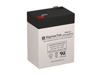 Sure-Lites SL2602 Replacement Battery - 6 Volt 4.5 AH F1 Terminal by SigmasTek