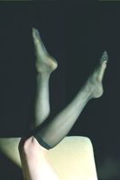 Extra Firm Sheer Knee High Stockings, 21 - 30 mmHg (X-Large, Soft Beige)