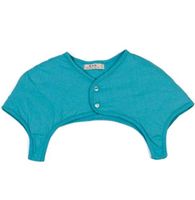 George Jimmy Unisex Prevent Arthritis Pain Thick Cotton Shoulder Warmers Clothing Shrugs XXL Size(Azure)