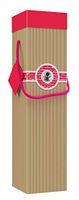 EndlessArtUS Sancerre Wine Gift Box, EZ Wine Caddy. Easy to Assemble and No Glue Required. (Pink)