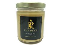 3R Candles Coffee & Pie Scented Candle - Soy/Paraffin Wax - -Hazelnut & Apple Pie Fragrance Oils - Strong Coffee Autumn Season Oil Scents- Romantic Gifts for Women - Birthday Gift Ideas