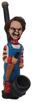 Collectible Decorative Slasher Movies Figurine Tobacco Pipe (ChuckyKnife)