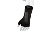 OS1st WS6 Performance Wrist Sleeve (Single Sleeve) for Carpal Tunnel Syndrome, Wrist Pain, Wrist Strain and Arthritis (Black, X-Large)
