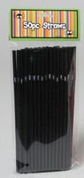 Halloween Flexible Straws 50pk Black