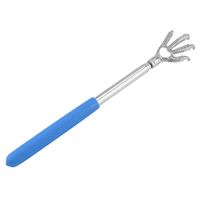 Detectorcatty Compact Telescopic Claw Stainless Steel Massager Back Scratcher 22-58cm Adjustable Back Scratching Massage Hand Claw