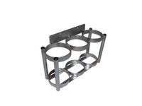 FWF Oxygen Wall Mount Rack Holds 3 (D OR E Style) CYLINDERS Diameter 4.3" Made in USA