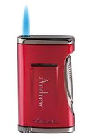 Personalized Xikar Xidris Red Single Jet Lighter with Free Laser Engraving