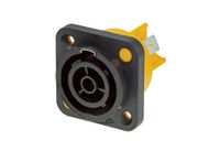 Neutrik NAC3FPX Powecon Tru1 Appliance Outlet Connector 1/4-Inch Flat Tab Terminals
