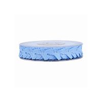 Embossed Ribbon Handmade for Shower Birthday Party Decoration Gift Craft Wrapping Supply,Blue,5M