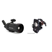 Celestron 52268 C90 Mak Spotting scope (Black) with Universal Smartphone Adapter