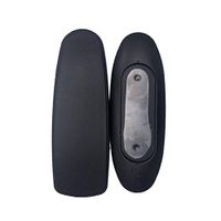 HEALLILY Chair Armrest Pads Memory Foam Elbow Pillow Support PU Leather Arm Rest Covers for Electic Wheelchair 2PCS