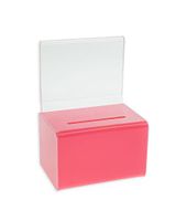 SourceOne Pink Donation Box Premium, Small