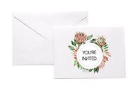You're Invited Floral Stationery Note Card Set