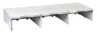 ARCHIVO 2000 Trio Jumbo Extension Kit, 3 Compartments, for Use with Trio Jumbo Literature and Forms Sorting Station - 6632 GS, Grey (6631 GS)
