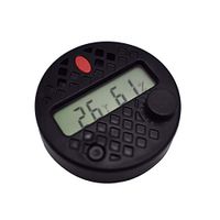 Round Digital Hygrometer for Humidors, 10-Second Refresh Rate, Battery Included, 2% Humidity and 1% Temperature Accuracy for Cigar Humidors