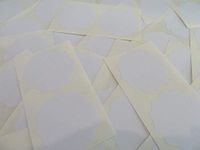 Minilabel 51mm Wavy Edge , Certificate Wafer Company Seal Labels , Stickers For Embossing , Awards & Rewards White
