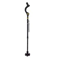 GSECRET Old Man's Walking Stick Telescopic Cane Adjustable for All Heights Staff Folding Handle Hiking Hiking Men's Walking Stick Trekking Pole Bracket