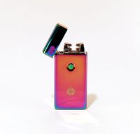 Obilisk Premium Dual Arc Lighter USB Rechargeable Windproof Flameless for Cigarette/Cigar/Candle/Incense Sticks with Charging Cable and Gift Box