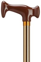 Unisex Cane Consort "J" Type Handle-Bronze Alum Shaft-9-0520-03