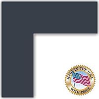 20x24 Midnight Blue / Blue Jay Custom Mat for Picture Frame with 16x20 opening size (Mat Only, Frame NOT Included)
